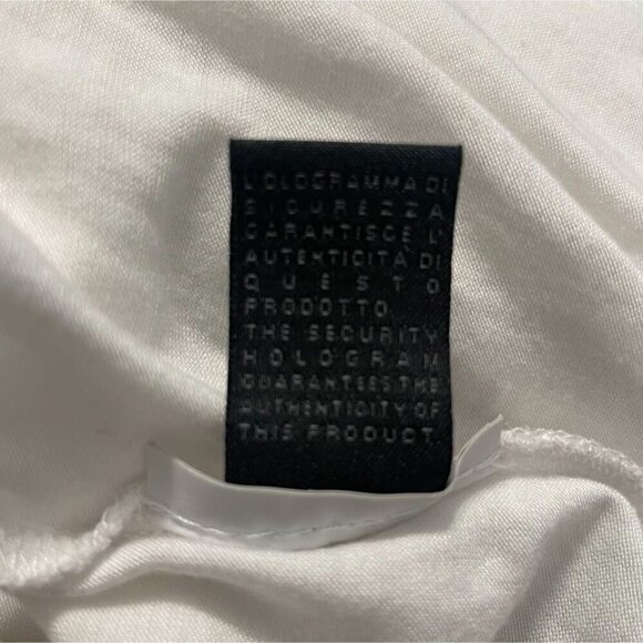 Just Cavalli Size Small  Top Blouse Short Sleeve Abstract Embellished - Picture 8 of 8